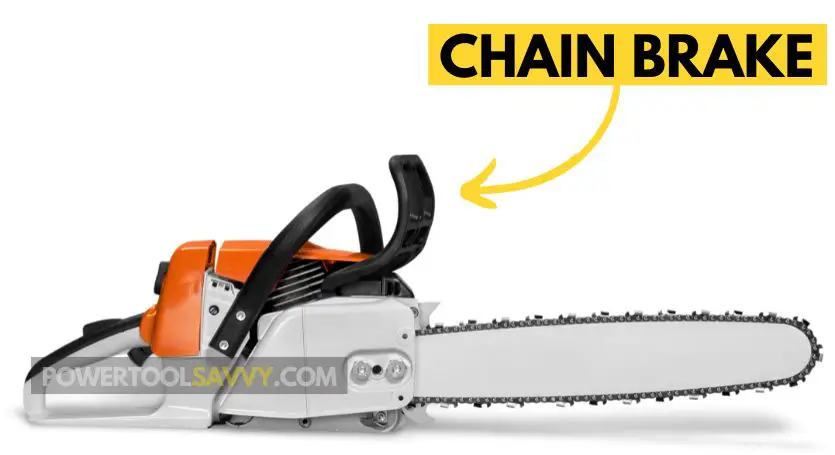 Chainsaw chain brake