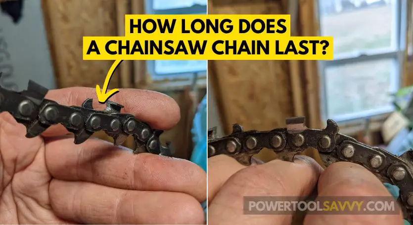 how long does a chainsaw chain last - featured image