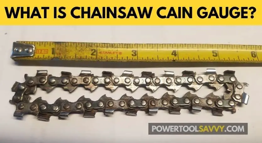 what is chainsaw chain gauge - featured image