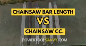 Read more about the article Chainsaw Bar Length VS CC Chart